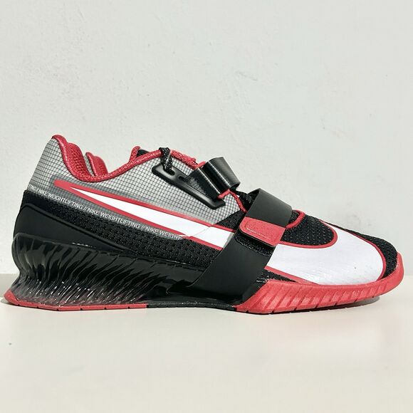 Nike Romaleos 4 “Black University Red” Men’s Size 10.5-11.5 Weightlifting Shoes - Picture 2 of 9